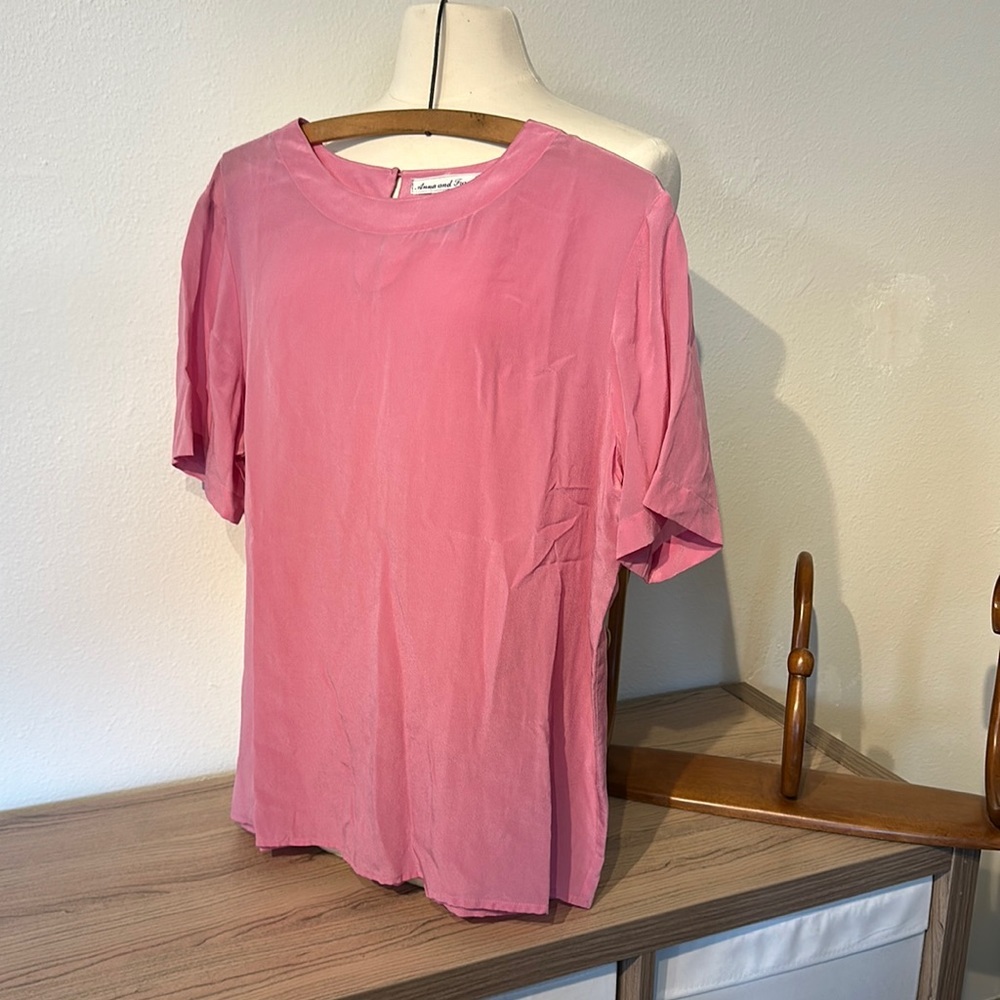Vintage Pink Blouse